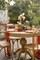 Terracotta Gauze Cheesecloth Table Runner for Fall (Terracotta)